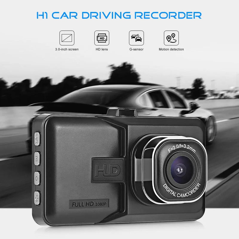 Black Box Dash Cam 1080P G-Sensor Looping Car Camera - Puck's