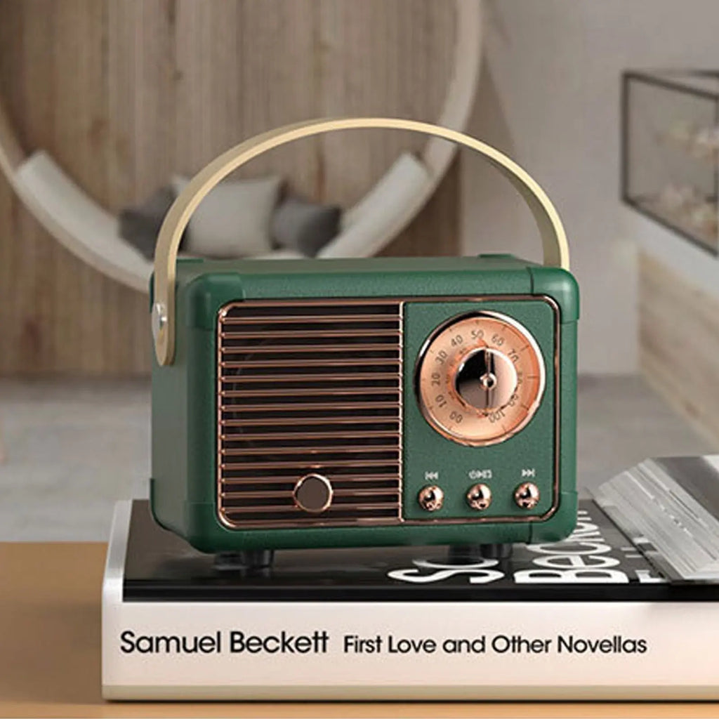 Bluetooth Compact Retro Speakers with Radio - Puck's
