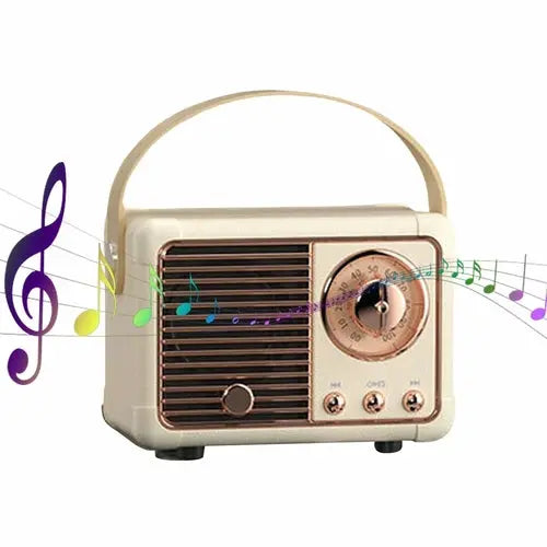 Bluetooth Compact Retro Speakers with Radio - Puck's
