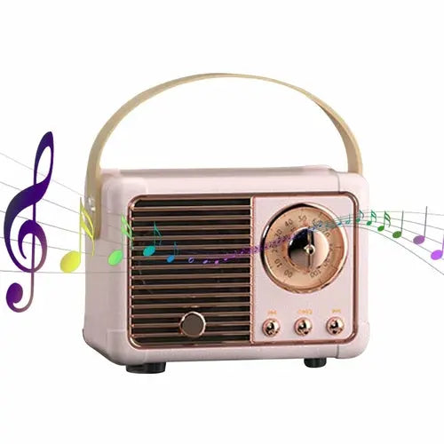 Bluetooth Compact Retro Speakers with Radio - Puck's