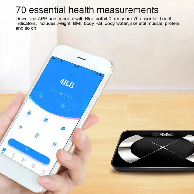 Bluetooth LED Weighing Scale - Puck's