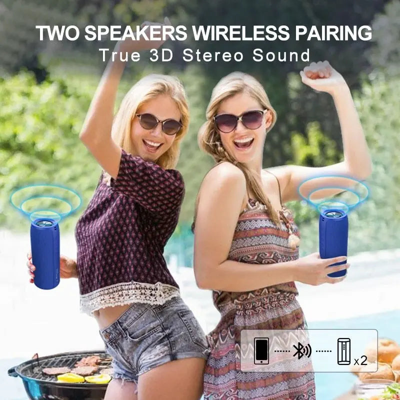 Bluetooth Portable Subwoofer Waterproof Sound Box Speaker - Puck's