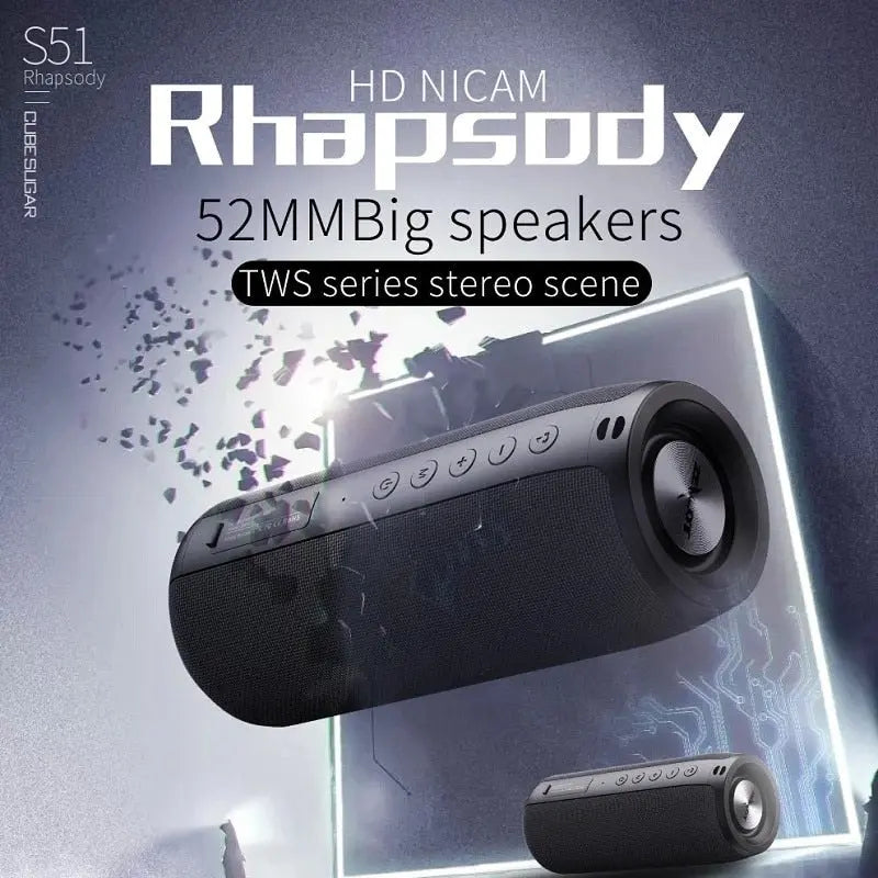 Bluetooth Portable Subwoofer Waterproof Sound Box Speaker - Puck's