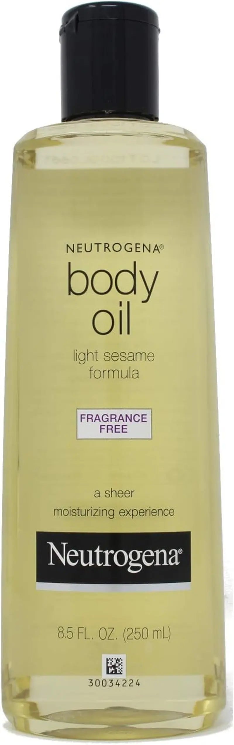 Body Oil Light Sesame Formula, Fragrance Free 8.5 Oz (Pack of 4) - Puck's