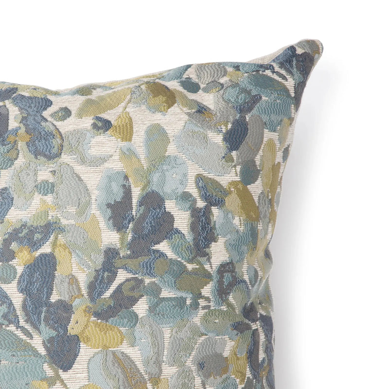 Botanical Decorative Square Pillow, 20" X 20", Blue - Puck's