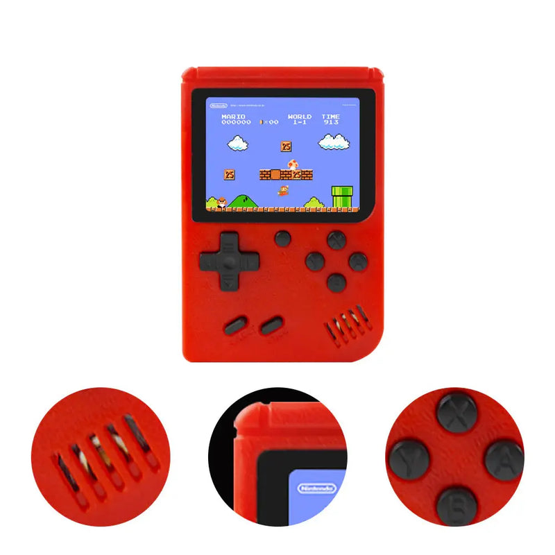 Built-In Retro Games Portable Game Console- USB Charging - Puck's