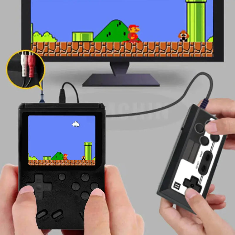 Built-In Retro Games Portable Game Console- USB Charging - Puck's