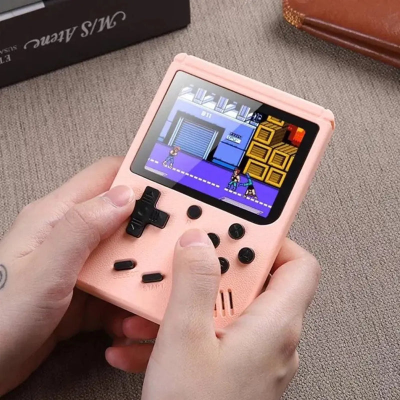 Built-In Retro Games Portable Game Console- USB Charging - Puck's