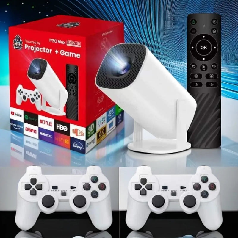 HD 4K Game Projector Clear And Smooth Game - Puck's