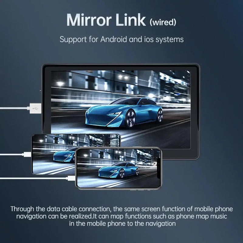 Car Radio Multimedia Player With Touchscreen - Puck's