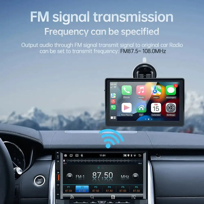 Car Radio Multimedia Player With Touchscreen - Puck's