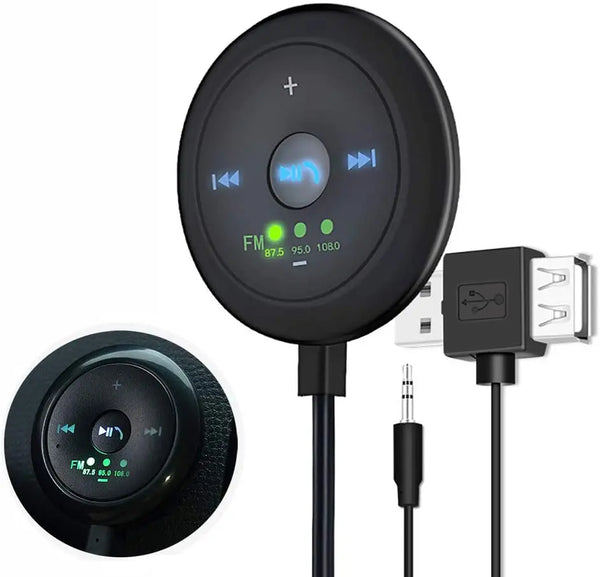 Car USB FM Transmitter Bluetooth FM Receiver - Puck's