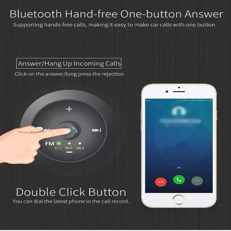 Car USB FM Transmitter Bluetooth FM Receiver - Puck's