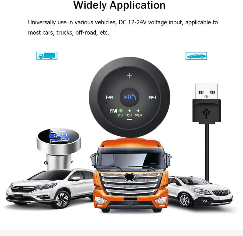 Car USB FM Transmitter Bluetooth FM Receiver - Puck's
