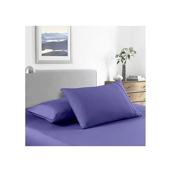 Casa Decor 2000 Tc Bamboo Cooling Sheet Set Soft Bedding Royal Blue - Puck's