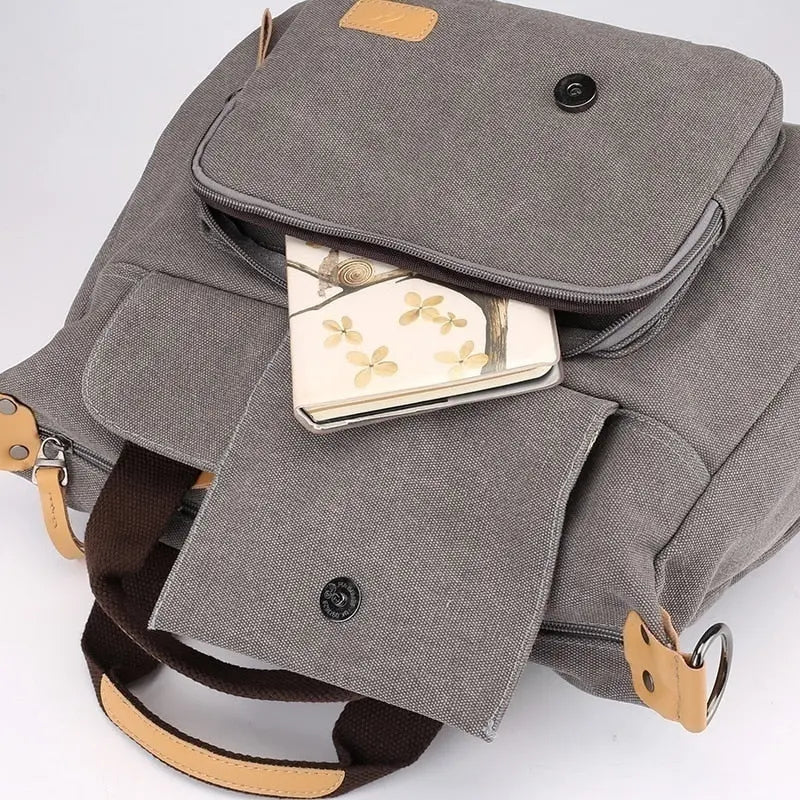 Casual Tote Women's Handbag Shoulder Handbags Canvas Large Capacity - Puck's