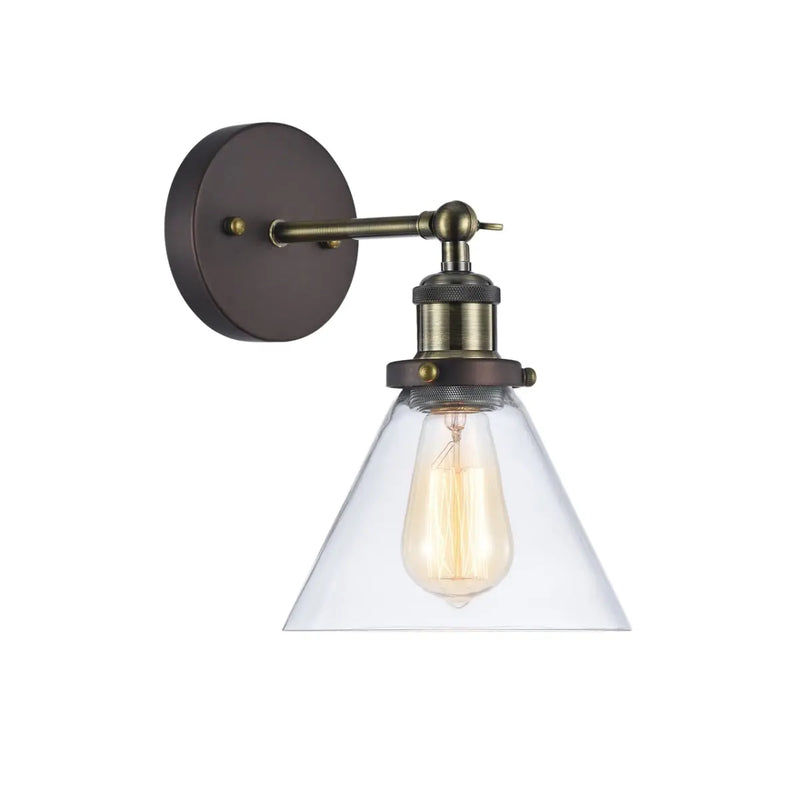 Chloe CH57053RB07-WS1 7 in. Lighting Ironclad Industrial-Style 1 Light - Puck's