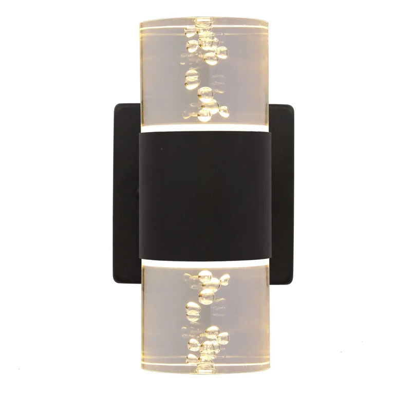 Chloe Lighting CH7Q032BK10-LW2 Ambert 2 Light LED Indoor & Outdoor Wal - Puck's