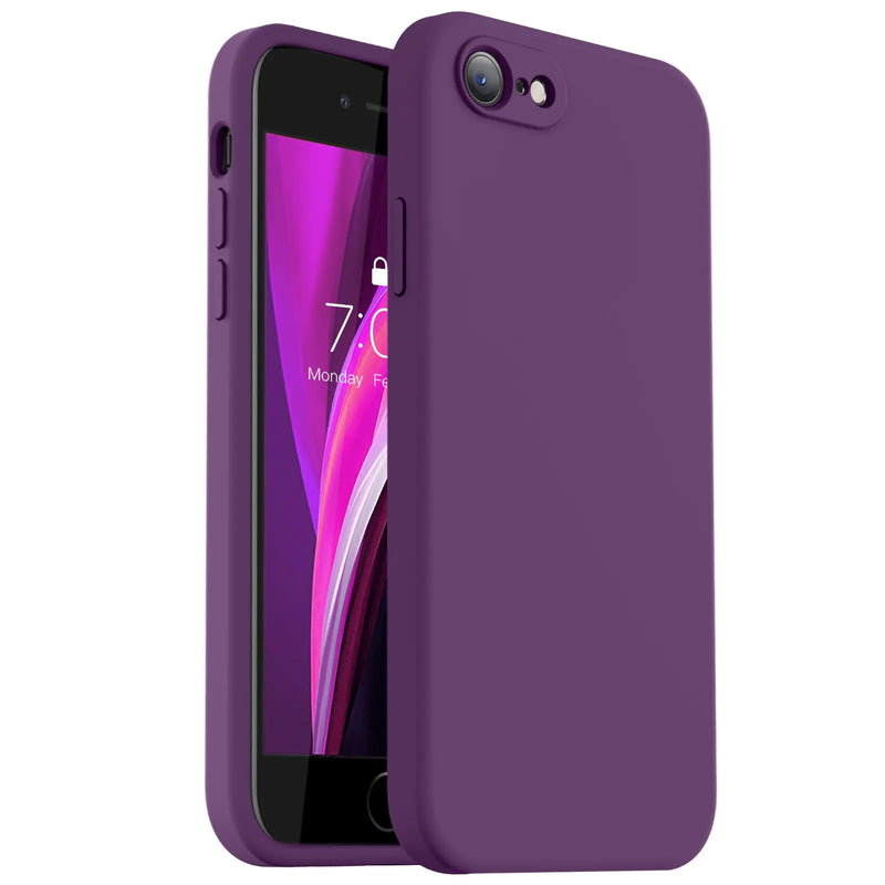 Vooii Compatible with iPhone 11 Case, Upgraded Liquid Silicone with [Flat Edges] [Camera Protection] [Soft Anti-Scratch Microfiber Lining] Phone Case for iPhone 11 6.1 inch - Black - Puck's