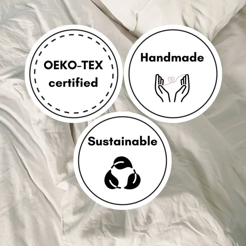 Clay - 100% Pure Linen | Linen Cotton Mix | 3 Piece Duvet Cover Set | - Puck's