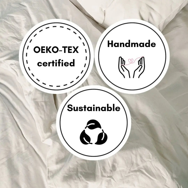Clay - Cotton Sateen 3 Piece Duvet Cover Set | 4 Piece Sheet Set | - Puck's