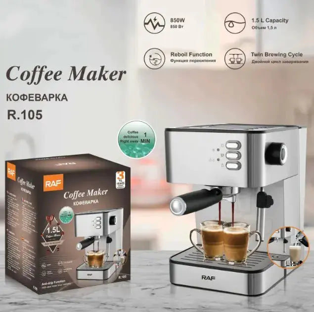 Coffee Machine With Milk Froth - Puck's