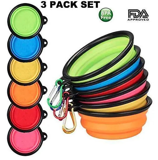 Collapsible Dog Bowls - Puck's