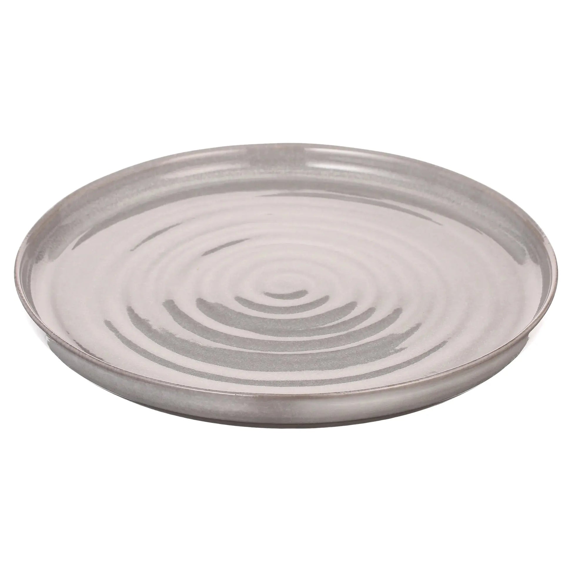 -Collins Grey Stoneware 12-Piece Dinnerware Set - Puck's