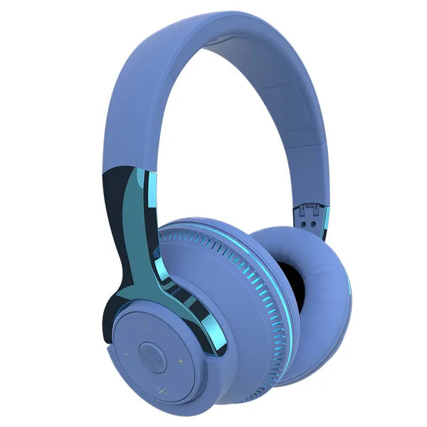 Colorful LED Lights Bluetooth Headphone Bass Wireless Earphones - Puck's