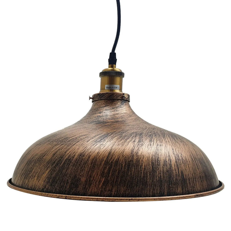 Copper Industrial Vintage edison filament lamps pendant~1953 - Puck's