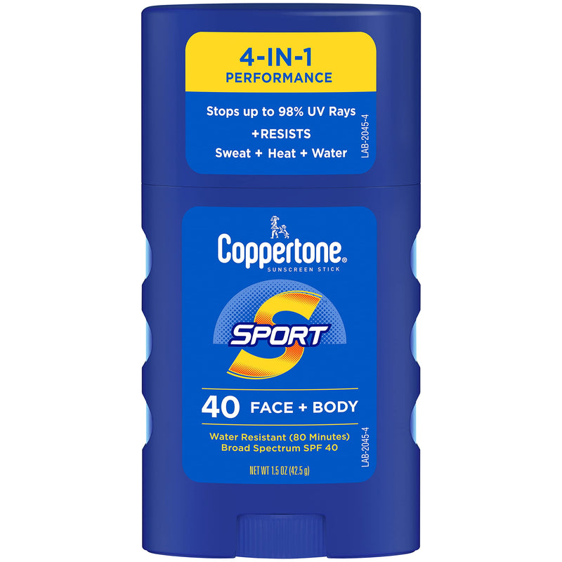 SPORT Sunscreen Stick RE32SPF 40 Water Resistant Stick Sunscreen Travel Size Sunscreen for Face and Body 15 Oz Stick