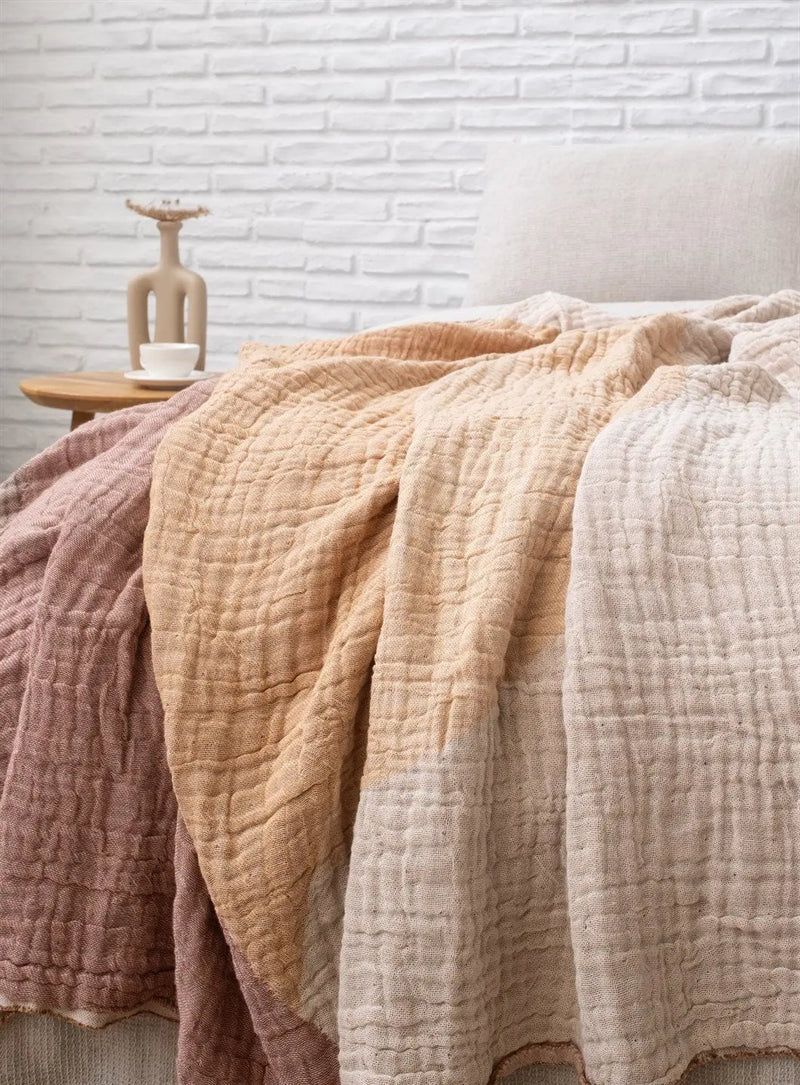 Cotton Boho Throw Blanket - Puck's