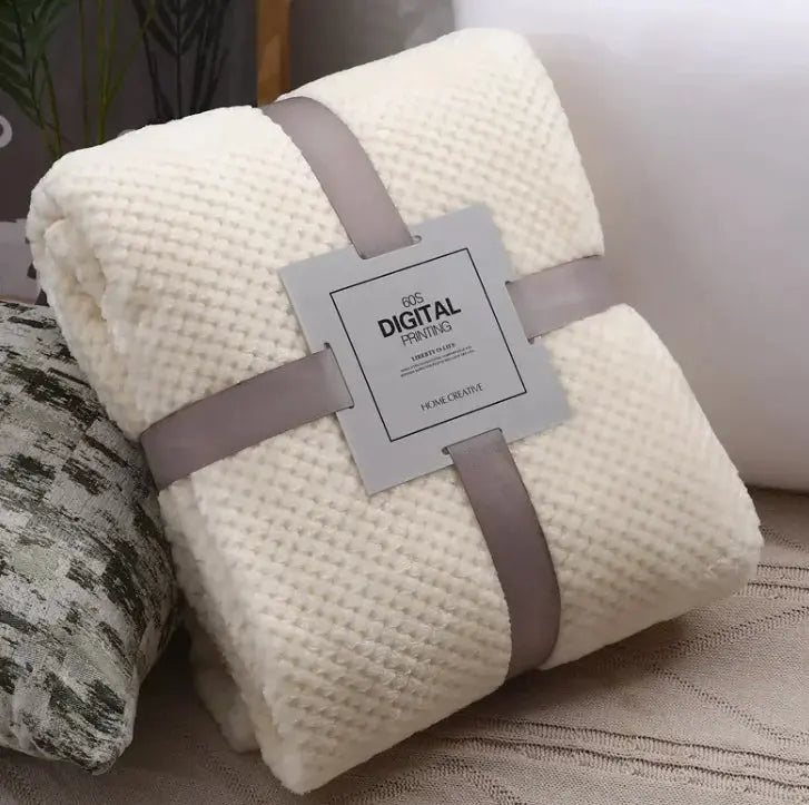 Gezellige Koraal Fleece Sofa Deken - Puck's