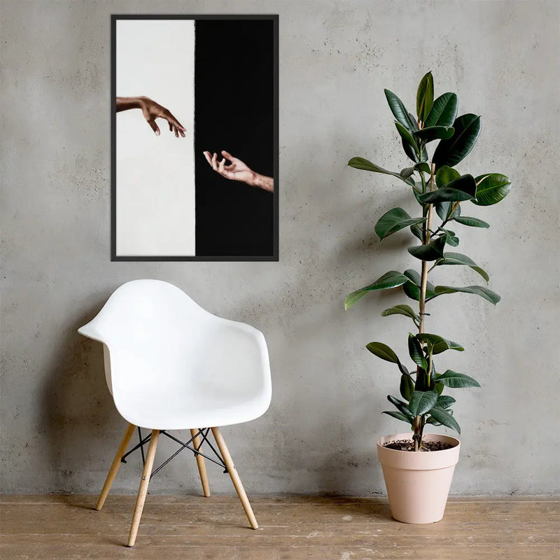 Creation Framed matte paper poster - Puck's