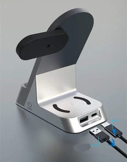 Creative Multifunctional Wireless Charging With Alarm Clock - Puck's