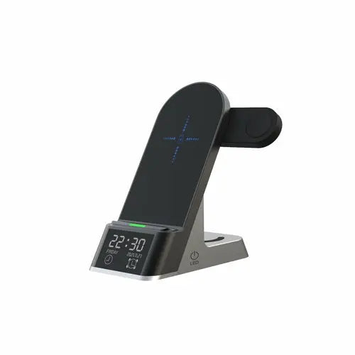 Creative Multifunctional Wireless Charging With Alarm Clock - Puck's