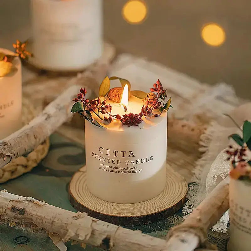 Creative Soy Wax Romantic Aromatherapy Candles - Puck's