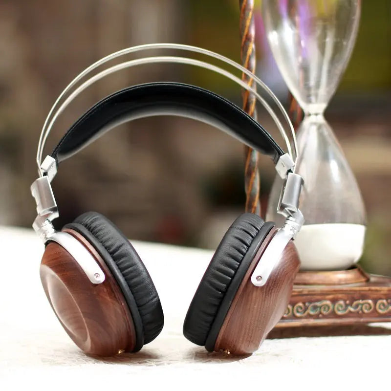 DIY 50mm Wood HIFI Headphones - Puck's