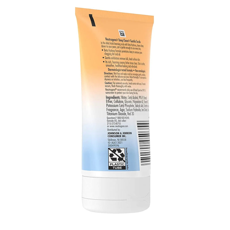 Deep Clean Gentle Daily Facial Scrub, Oil-Free Cleanser, 4.2 Fl Oz - Puck's