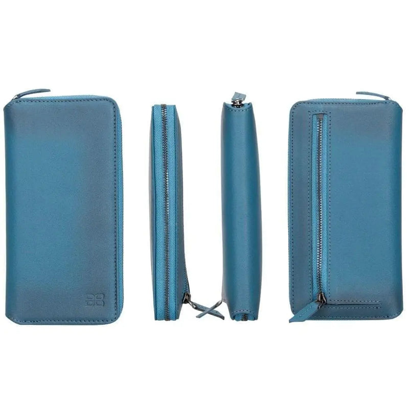 Detachable Leather Zipper Wallet Cases for Apple iPhone 13 Series - Puck's