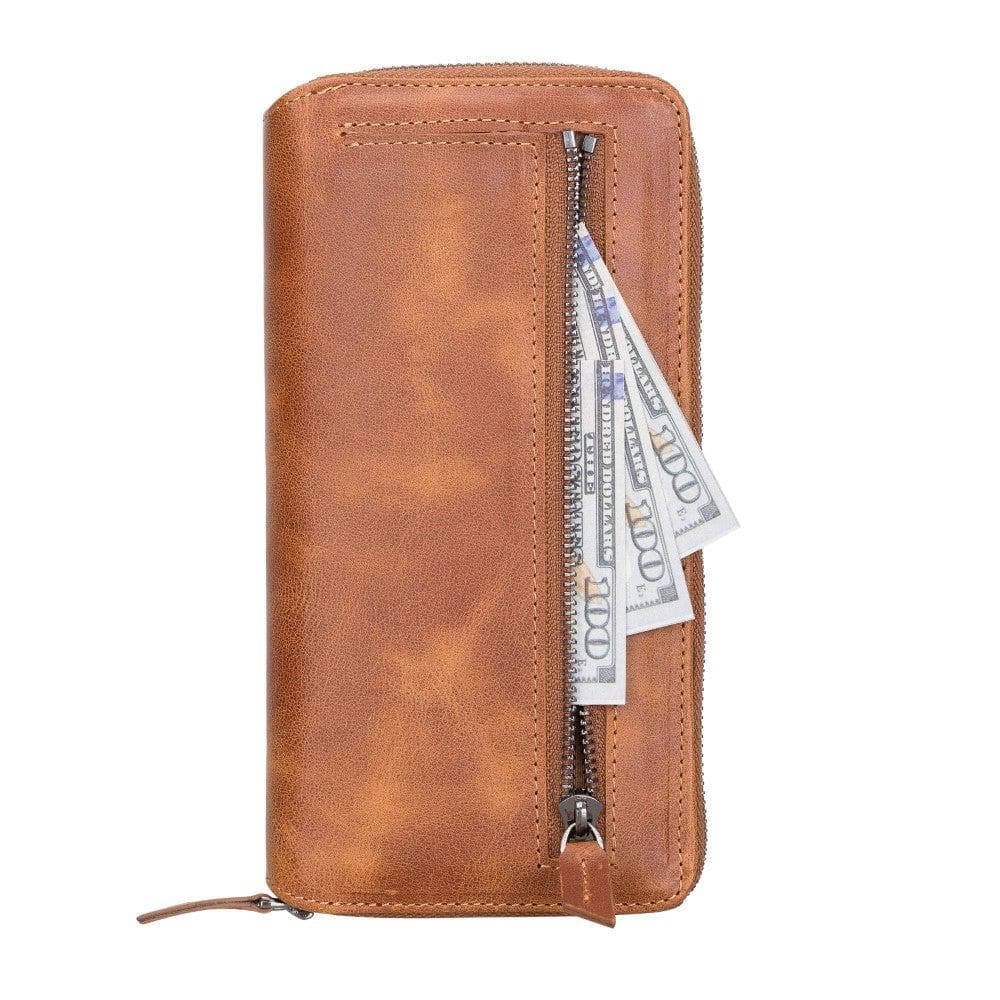 Detachable Leather Zipper Wallet Cases for Apple iPhone 13 Series - Puck's