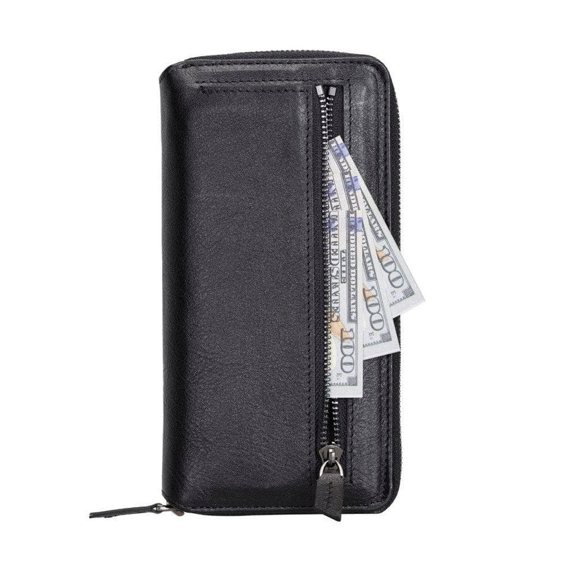 Detachable Leather Zipper Wallet Cases for Apple iPhone 13 Series - Puck's