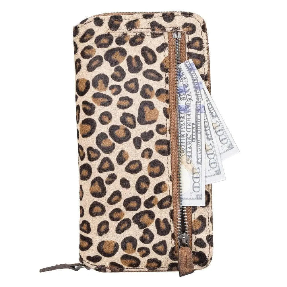 Detachable Leather Zipper Wallet Cases for Apple iPhone 13 Series - Puck's