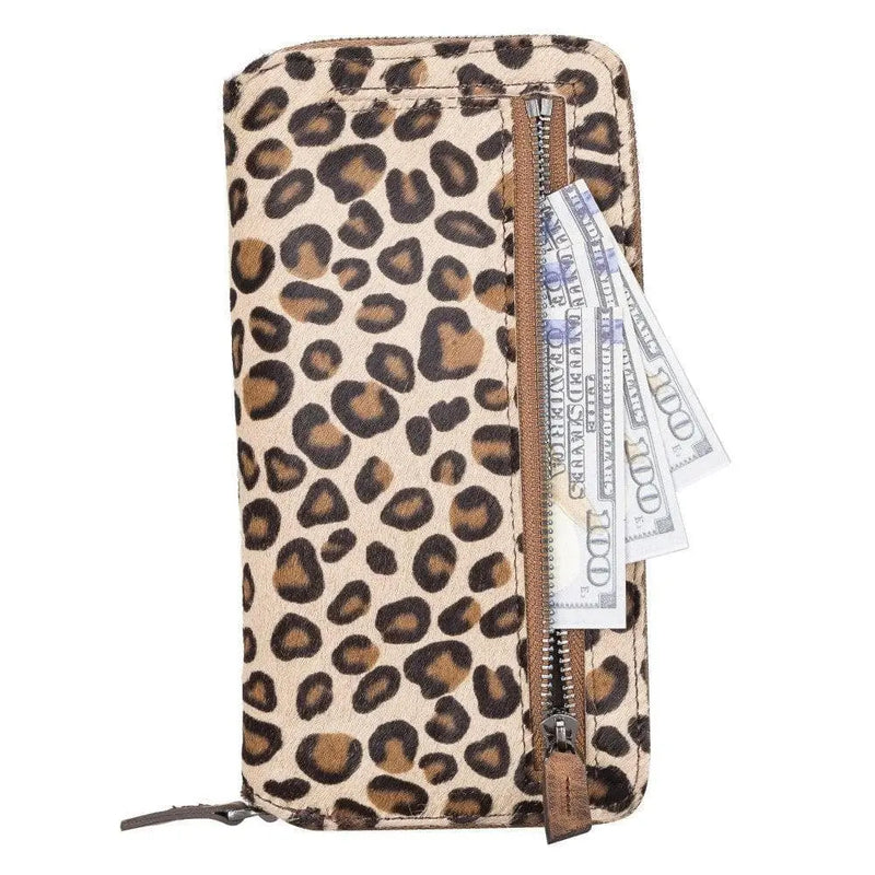 Detachable Leather Zipper Wallet Cases for Apple iPhone 13 Series - Puck's