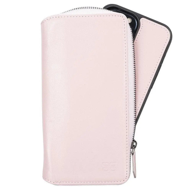 Detachable Leather Zipper Wallet Cases for Apple iPhone 13 Series - Puck's