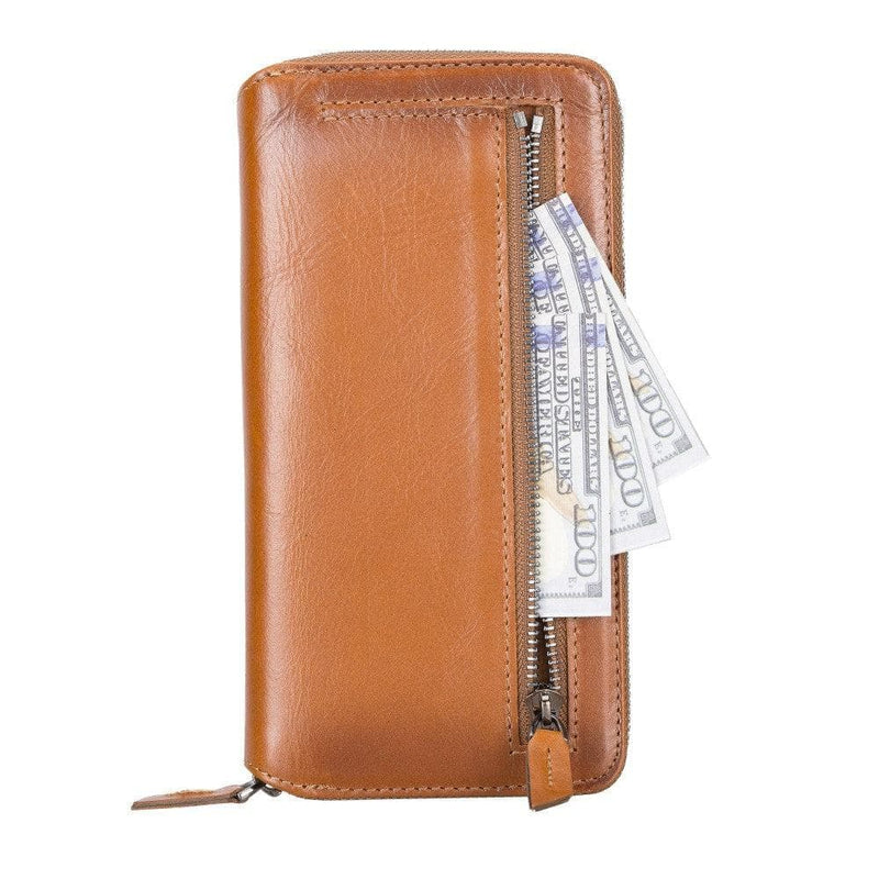 Detachable Leather Zipper Wallet Cases for Apple iPhone 13 Series - Puck's