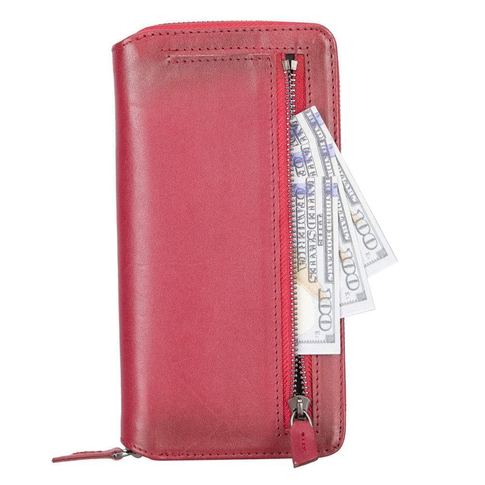 Detachable Leather Zipper Wallet Cases for Apple iPhone 13 Series - Puck's
