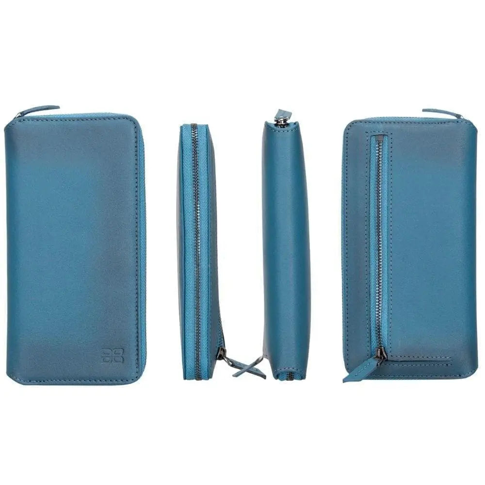Detachable Leather Zipper Wallet Cases for Apple iPhone 13 Series - Puck's