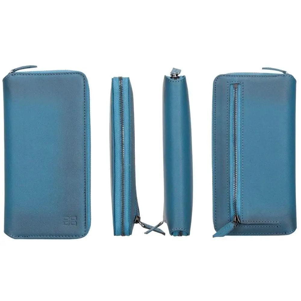 Detachable Leather Zipper Wallet Cases for Apple iPhone 13 Series - Puck's