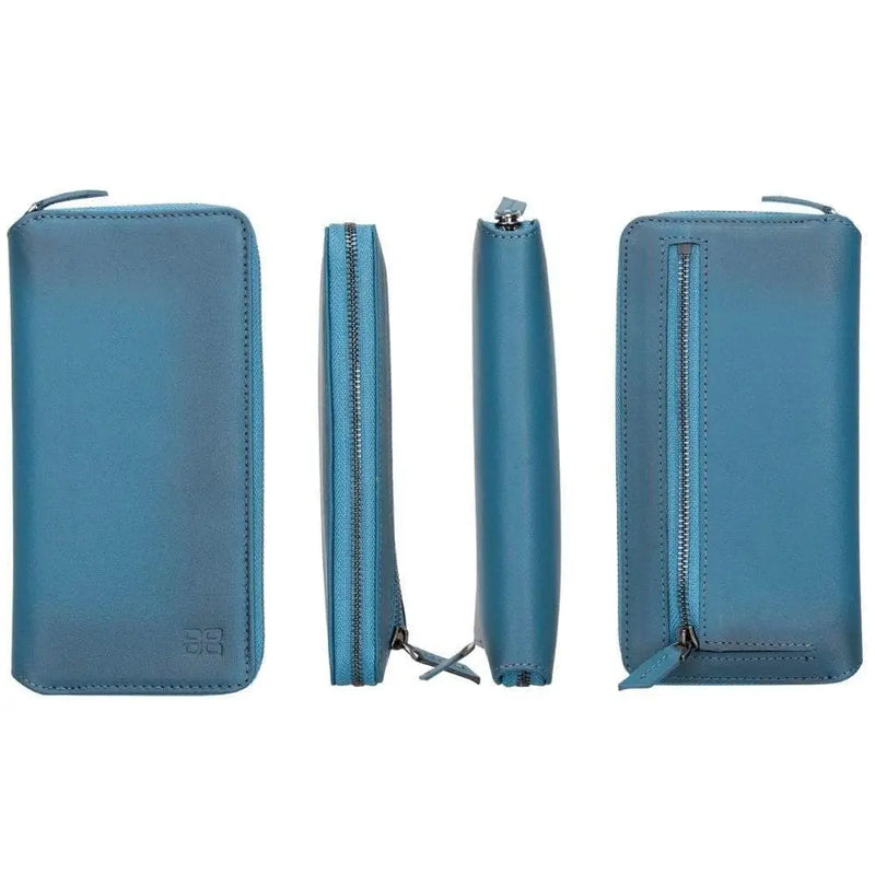 Detachable Leather Zipper Wallet Cases for Apple iPhone 13 Series - Puck's
